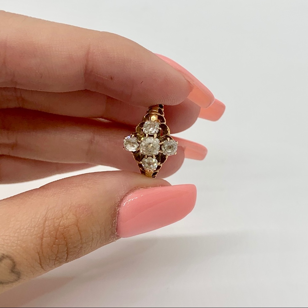 Vintage Diamond engagement ring - Picture 5 of 6